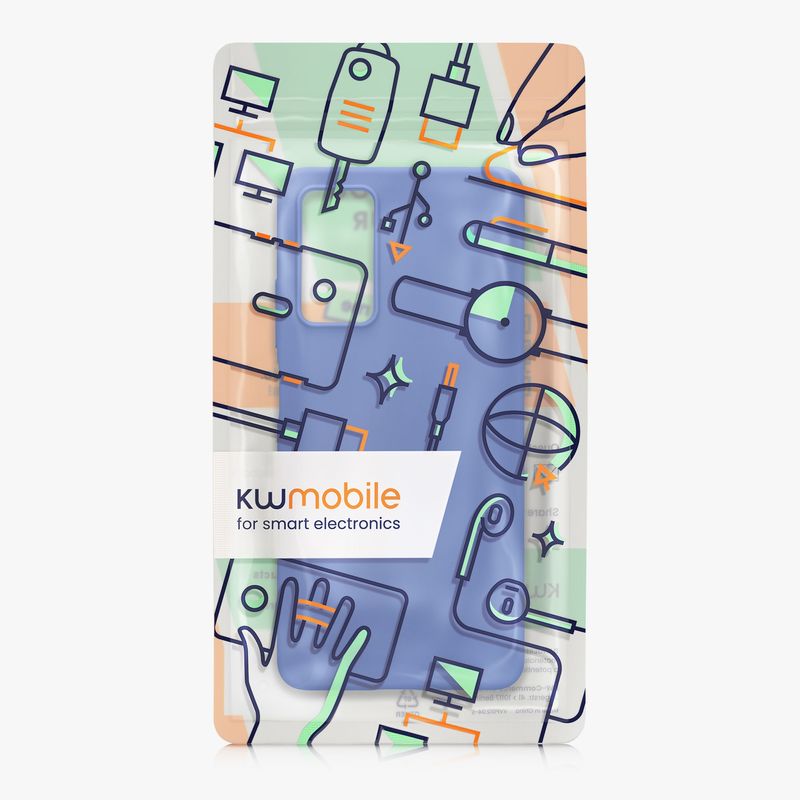 Laptop, Telefoane si Tablete - Telefoane mobile si accesorii - Accesorii Telefoane - Huse telefoane - Husa Kwmobile pentru Xiaomi Redmi Note 11 Pro/Note 11 Pro (5G)/Note 12 Pro (4G), incarcare wireless, silicon, albastru - Infinity.ro