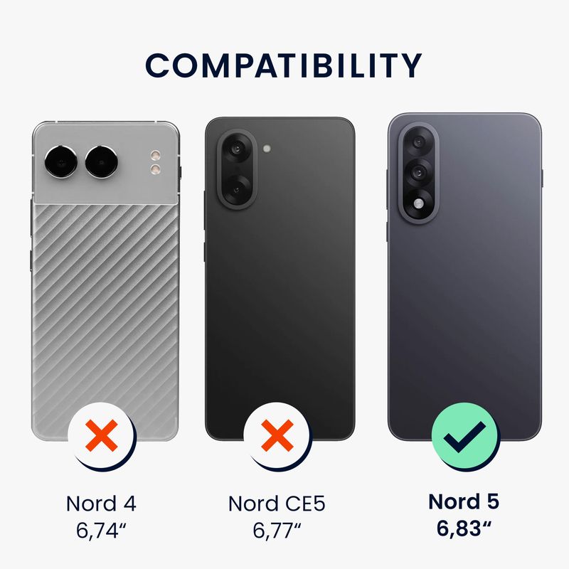 Laptop, Telefoane si Tablete - Telefoane mobile si accesorii - Accesorii Telefoane - Huse telefoane - Husa Kwmobile pentru OnePlus Nord 5, incarcare wireless, silicon, albastru - Infinity.ro