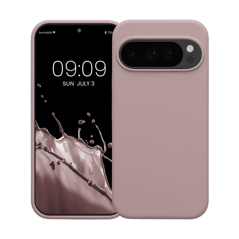 Laptop, Telefoane si Tablete - Telefoane mobile si accesorii - Accesorii Telefoane - Huse telefoane - Husa Kwmobile pentru Google Pixel 10/Pixel 10 Pro, incarcare wireless, silicon, lila - Infinity.ro
