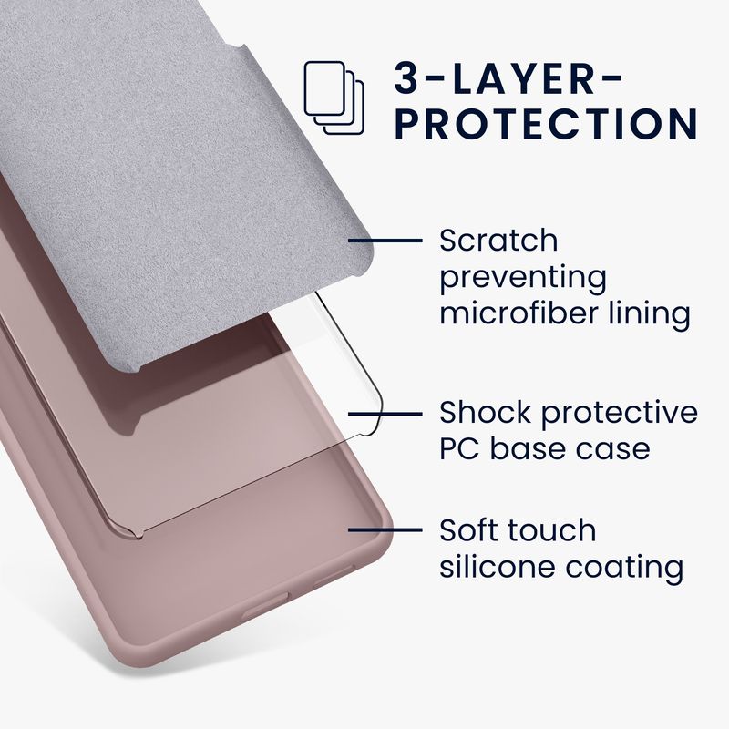 Laptop, Telefoane si Tablete - Telefoane mobile si accesorii - Accesorii Telefoane - Huse telefoane - Husa Kwmobile pentru Google Pixel 10/Pixel 10 Pro, incarcare wireless, silicon, lila - Infinity.ro