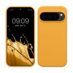 Laptop, Telefoane si Tablete - Telefoane mobile si accesorii - Accesorii Telefoane - Huse telefoane - Husa Kwmobile pentru Google Pixel 10/Pixel 10 Pro, incarcare wireless, silicon, portocaliu mango - Infinity.ro