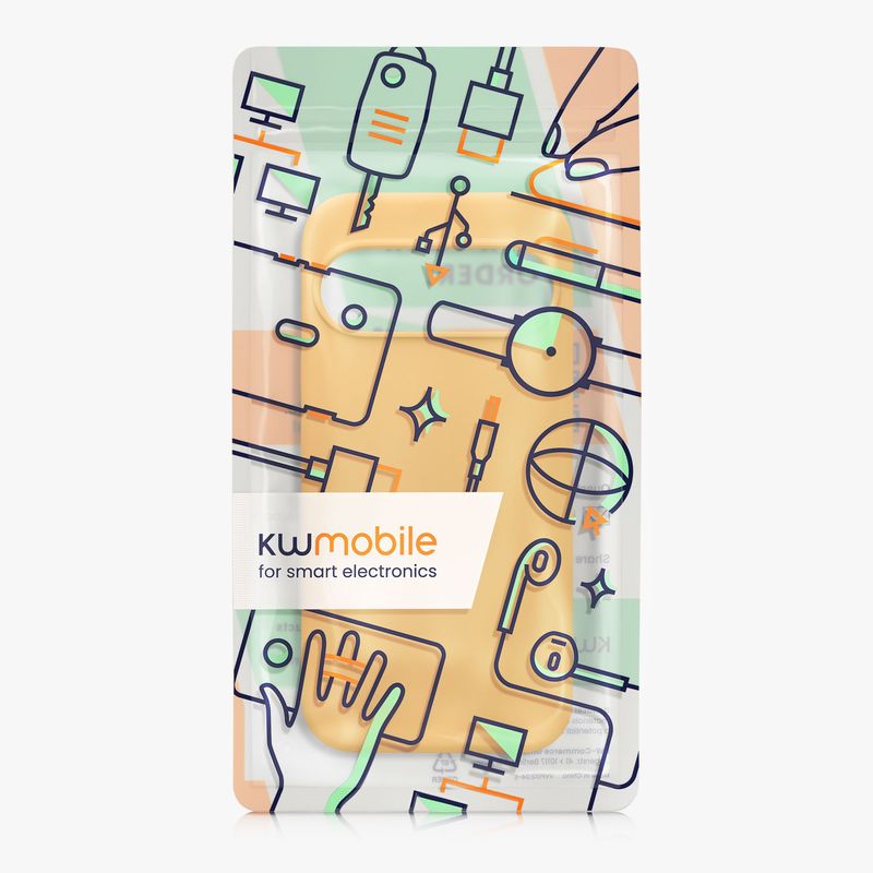 Laptop, Telefoane si Tablete - Telefoane mobile si accesorii - Accesorii Telefoane - Huse telefoane - Husa Kwmobile pentru Google Pixel 10/Pixel 10 Pro, incarcare wireless, silicon, portocaliu mango - Infinity.ro