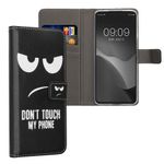 Laptop, Telefoane si Tablete - Telefoane mobile si accesorii - Accesorii Telefoane - Huse telefoane - Husa tip portofel Kwmobile pentru Xiaomi Redmi 13, inchidere magnetica, piele ecologica, alb, negru - Infinity.ro