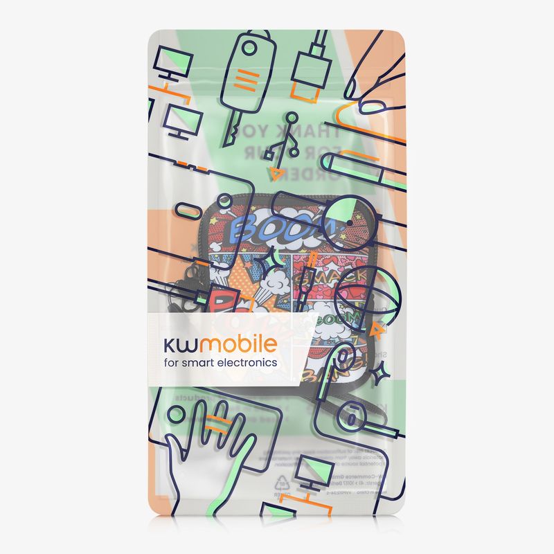 Laptop, Telefoane si Tablete - Telefoane mobile si accesorii - Accesorii Telefoane - Huse telefoane - Husa Kwmobile, protectie la zgarieturi, protectie la praf, neopren, multicolor - Infinity.ro