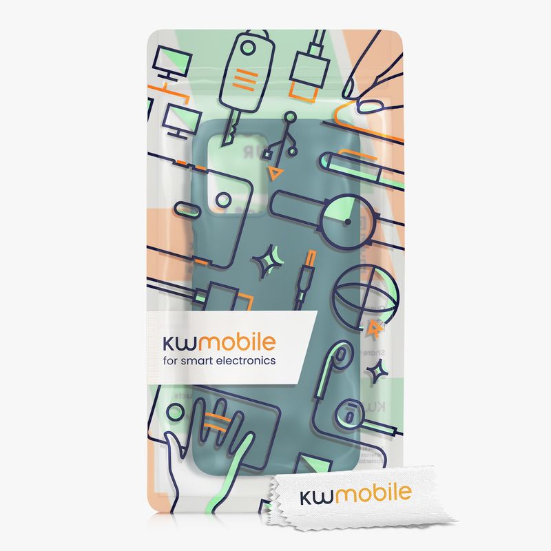 Laptop, Telefoane si Tablete - Telefoane mobile si accesorii - Accesorii Telefoane - Huse telefoane - Husa Kwmobile pentru Motorola Moto G23/Moto G13, incarcare wireless, silicon, albastru - Infinity.ro