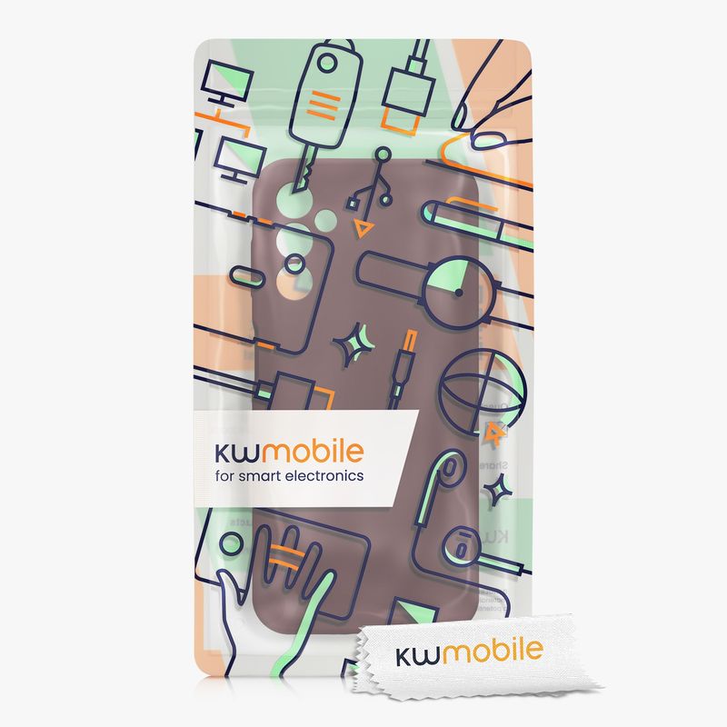 Laptop, Telefoane si Tablete - Telefoane mobile si accesorii - Accesorii Telefoane - Huse telefoane - Husa Kwmobile pentru Samsung Galaxy A14 5G, anti-alunecare, silicon, mov - Infinity.ro