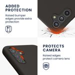 Laptop, Telefoane si Tablete - Telefoane mobile si accesorii - Accesorii Telefoane - Huse telefoane - Husa Kwmobile pentru Samsung Galaxy A54 5G, incarcare wireless, anti-alunecare, silicon, gri - Infinity.ro