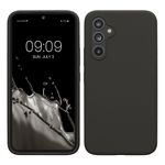 Laptop, Telefoane si Tablete - Telefoane mobile si accesorii - Accesorii Telefoane - Huse telefoane - Husa Kwmobile pentru Samsung Galaxy A54 5G, incarcare wireless, anti-alunecare, silicon, gri - Infinity.ro