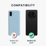 Laptop, Telefoane si Tablete - Telefoane mobile si accesorii - Accesorii Telefoane - Huse telefoane - Husa Kwmobile pentru Xiaomi Redmi A3, anti-alunecare, silicon, albastru - Infinity.ro