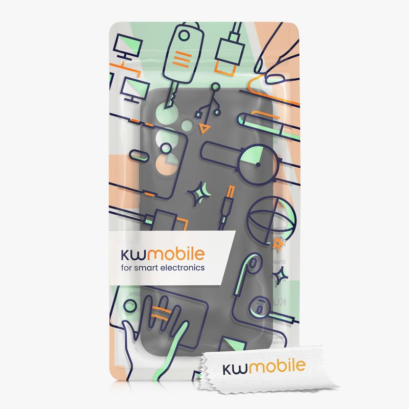 Laptop, Telefoane si Tablete - Telefoane mobile si accesorii - Accesorii Telefoane - Huse telefoane - Husa Kwmobile pentru Samsung Galaxy A54 5G, anti-alunecare, silicon, negru - Infinity.ro