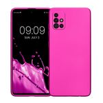 Laptop, Telefoane si Tablete - Telefoane mobile si accesorii - Accesorii Telefoane - Huse telefoane - Husa Kwmobile pentru Samsung Galaxy A51, anti-alunecare, silicon, roz metalizat - Infinity.ro