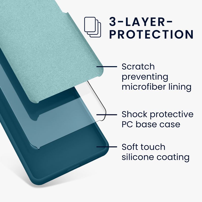 Laptop, Telefoane si Tablete - Telefoane mobile si accesorii - Accesorii Telefoane - Huse telefoane - Husa Kwmobile pentru Samsung Galaxy A54 5G, incarcare wireless, silicon, turcoaz - Infinity.ro