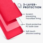 Laptop, Telefoane si Tablete - Telefoane mobile si accesorii - Accesorii Telefoane - Huse telefoane - Husa Kwmobile pentru Samsung Galaxy A54 5G, incarcare wireless, silicon, roz neon - Infinity.ro