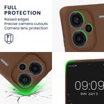 Laptop, Telefoane si Tablete - Telefoane mobile si accesorii - Accesorii Telefoane - Huse telefoane - Husa Kwmobile pentru Xiaomi Redmi Note 13 Pro+ 5G/Redmi Note 13 Pro Plus 5G, anti-alunecare, silicon, maro - Infinity.ro