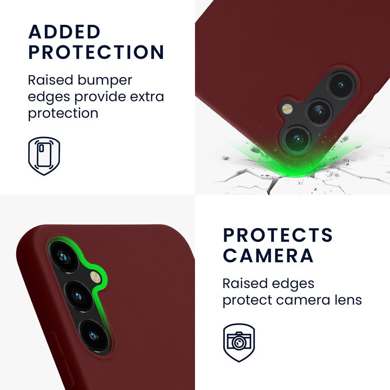 Laptop, Telefoane si Tablete - Telefoane mobile si accesorii - Accesorii Telefoane - Huse telefoane - Husa Kwmobile pentru Samsung Galaxy A34 5G, incarcare wireless, silicon, mov - Infinity.ro