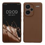Laptop, Telefoane si Tablete - Telefoane mobile si accesorii - Accesorii Telefoane - Huse telefoane - Husa Kwmobile pentru Xiaomi Redmi Note 13 Pro+ 5G/Redmi Note 13 Pro Plus 5G, anti-alunecare, silicon, maro - Infinity.ro