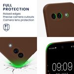 Laptop, Telefoane si Tablete - Telefoane mobile si accesorii - Accesorii Telefoane - Huse telefoane - Husa Kwmobile pentru Google Pixel 9a, anti-alunecare, protectie la zgarieturi, silicon, maro - Infinity.ro