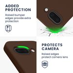 Laptop, Telefoane si Tablete - Telefoane mobile si accesorii - Accesorii Telefoane - Huse telefoane - Husa Kwmobile pentru Google Pixel 9a, anti-alunecare, silicon, ciocolatiu - Infinity.ro