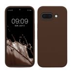 Laptop, Telefoane si Tablete - Telefoane mobile si accesorii - Accesorii Telefoane - Huse telefoane - Husa Kwmobile pentru Google Pixel 9a, anti-alunecare, silicon, ciocolatiu - Infinity.ro