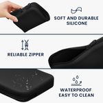 Laptop, Telefoane si Tablete - Telefoane mobile si accesorii - Accesorii Telefoane - Huse telefoane - Husa universala tip holster Kwmobile, buzunar card, curea de mana, rezistenta la apa, silicon, roz - Infinity.ro