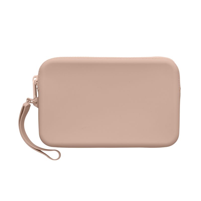 Laptop, Telefoane si Tablete - Telefoane mobile si accesorii - Accesorii Telefoane - Huse telefoane - Husa universala tip holster Kwmobile, buzunar card, curea de mana, rezistenta la apa, silicon, roz - Infinity.ro