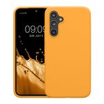 Laptop, Telefoane si Tablete - Telefoane mobile si accesorii - Accesorii Telefoane - Huse telefoane - Husa Kwmobile pentru Samsung Galaxy A54 5G, incarcare wireless, silicon, portocaliu - Infinity.ro