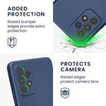 Laptop, Telefoane si Tablete - Telefoane mobile si accesorii - Accesorii Telefoane - Huse telefoane - Husa Kwmobile pentru Samsung Galaxy A53 5G, anti-alunecare, protectie la zgarieturi, silicon, albastru - Infinity.ro