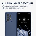 Laptop, Telefoane si Tablete - Telefoane mobile si accesorii - Accesorii Telefoane - Huse telefoane - Husa Kwmobile pentru Samsung Galaxy A53 5G, anti-alunecare, protectie la zgarieturi, silicon, albastru - Infinity.ro