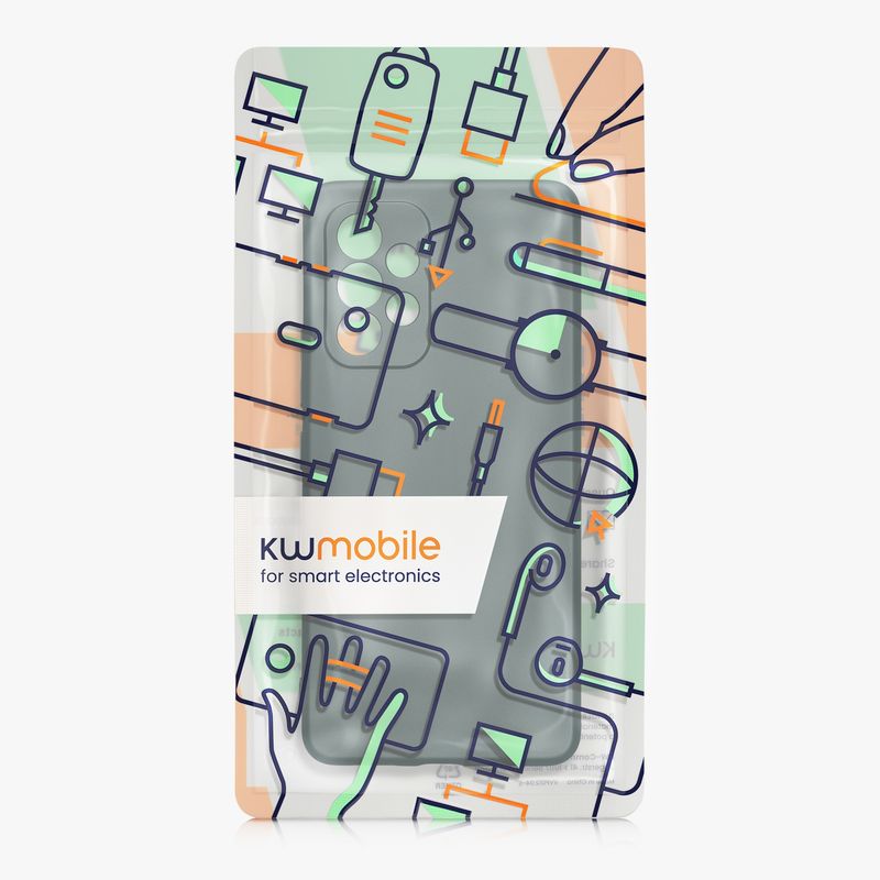 Laptop, Telefoane si Tablete - Telefoane mobile si accesorii - Accesorii Telefoane - Huse telefoane - Husa Kwmobile pentru Samsung Galaxy A53 5G, anti-alunecare, silicon, turcoaz - Infinity.ro