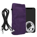 Laptop, Telefoane si Tablete - Telefoane mobile si accesorii - Accesorii Telefoane - Huse telefoane - Husa Kwmobile, inchidere magnetica, protectie la praf, textil, nailon, mov - Infinity.ro