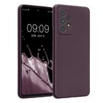Laptop, Telefoane si Tablete - Telefoane mobile si accesorii - Accesorii Telefoane - Huse telefoane - Husa Kwmobile pentru Samsung Galaxy A53 5G, anti-alunecare, silicon, visiniu - Infinity.ro