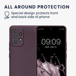 Laptop, Telefoane si Tablete - Telefoane mobile si accesorii - Accesorii Telefoane - Huse telefoane - Husa Kwmobile pentru Samsung Galaxy A53 5G, anti-alunecare, silicon, visiniu - Infinity.ro
