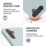 Laptop, Telefoane si Tablete - Telefoane mobile si accesorii - Accesorii Telefoane - Huse telefoane - Husa Kwmobile pentru Samsung Galaxy A54 5G, incarcare wireless, silicon, menta - Infinity.ro