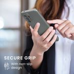 Laptop, Telefoane si Tablete - Telefoane mobile si accesorii - Accesorii Telefoane - Huse telefoane - Husa Kwmobile pentru Samsung Galaxy A53 5G, anti-alunecare, silicon, gri metalizat - Infinity.ro
