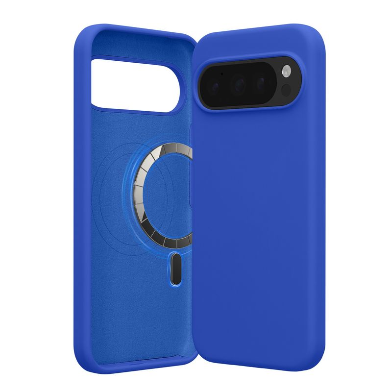 Laptop, Telefoane si Tablete - Telefoane mobile si accesorii - Accesorii Telefoane - Huse telefoane - Husa Kwmobile pentru Google Pixel 10/Pixel 10 Pro, compatibilitate MagSafe, silicon, albastru baltic - Infinity.ro
