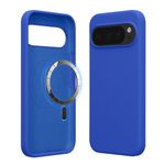 Laptop, Telefoane si Tablete - Telefoane mobile si accesorii - Accesorii Telefoane - Huse telefoane - Husa Kwmobile pentru Google Pixel 10/Pixel 10 Pro, compatibilitate MagSafe, silicon, albastru baltic - Infinity.ro