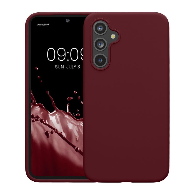 Laptop, Telefoane si Tablete - Telefoane mobile si accesorii - Accesorii Telefoane - Huse telefoane - Husa Kwmobile pentru Samsung Galaxy A54 5G, incarcare wireless, silicon, mov - Infinity.ro