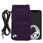 Laptop, Telefoane si Tablete - Telefoane mobile si accesorii - Accesorii Telefoane - Huse telefoane - Husa Kwmobile, inchidere magnetica, protectie la zgarieturi, protectie la praf, textil, nailon, mov - Infinity.ro