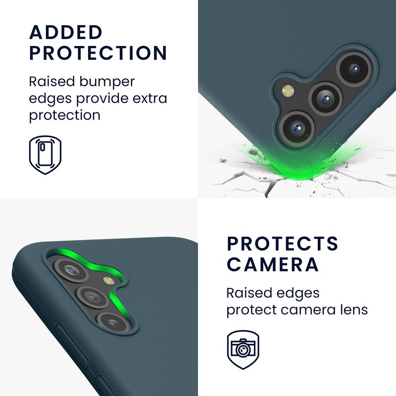 Laptop, Telefoane si Tablete - Telefoane mobile si accesorii - Accesorii Telefoane - Huse telefoane - Husa Kwmobile pentru Samsung Galaxy A54 5G, incarcare wireless, silicon, ardezie - Infinity.ro