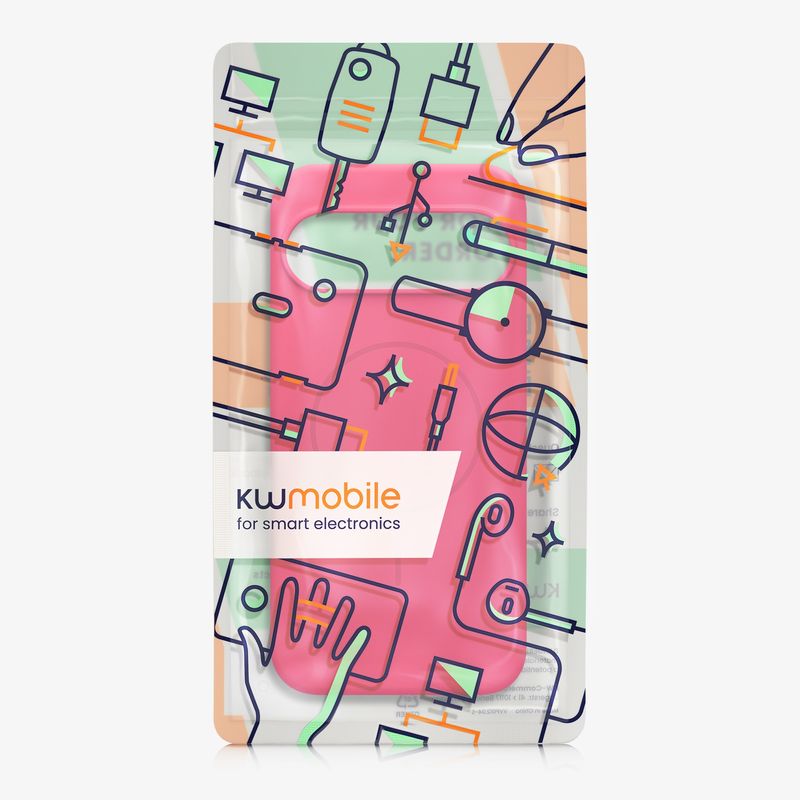 Laptop, Telefoane si Tablete - Telefoane mobile si accesorii - Accesorii Telefoane - Huse telefoane - Husa Kwmobile pentru Google Pixel 10 Pro XL, compatibilitate MagSafe, silicon, roz - Infinity.ro