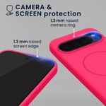 Laptop, Telefoane si Tablete - Telefoane mobile si accesorii - Accesorii Telefoane - Huse telefoane - Husa Kwmobile pentru Google Pixel 10 Pro XL, compatibilitate MagSafe, silicon, roz - Infinity.ro