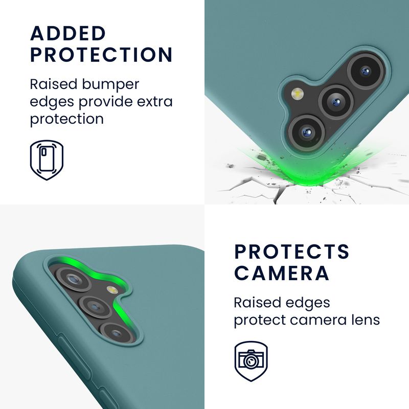 Laptop, Telefoane si Tablete - Telefoane mobile si accesorii - Accesorii Telefoane - Huse telefoane - Husa Kwmobile pentru Samsung Galaxy A54 5G, incarcare wireless, silicon, noapte - Infinity.ro