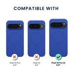 Laptop, Telefoane si Tablete - Telefoane mobile si accesorii - Accesorii Telefoane - Huse telefoane - Husa Kwmobile pentru Google Pixel 10 Pro XL, compatibilitate MagSafe, incarcare wireless, silicon, albastru - Infinity.ro