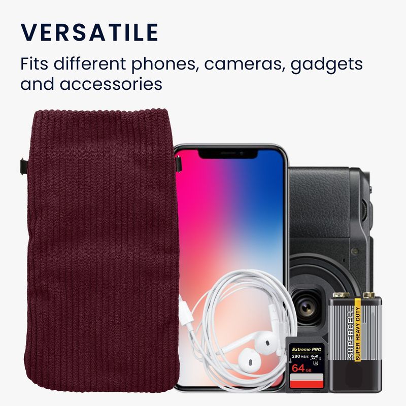 Laptop, Telefoane si Tablete - Telefoane mobile si accesorii - Accesorii Telefoane - Huse telefoane - Husa Kwmobile, inchidere magnetica, protectie la zgarieturi, textil, nailon, mov - Infinity.ro