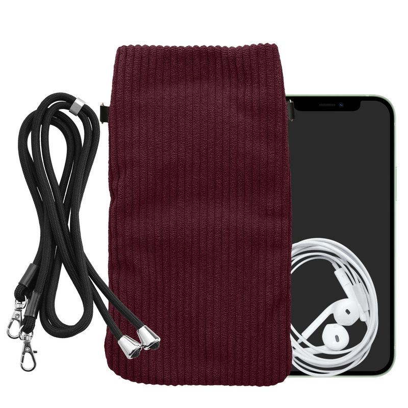Laptop, Telefoane si Tablete - Telefoane mobile si accesorii - Accesorii Telefoane - Huse telefoane - Husa Kwmobile, inchidere magnetica, protectie la zgarieturi, textil, nailon, mov - Infinity.ro