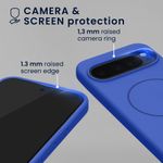 Laptop, Telefoane si Tablete - Telefoane mobile si accesorii - Accesorii Telefoane - Huse telefoane - Husa Kwmobile pentru Google Pixel 10 Pro XL, compatibilitate MagSafe, incarcare wireless, silicon, albastru - Infinity.ro