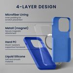 Laptop, Telefoane si Tablete - Telefoane mobile si accesorii - Accesorii Telefoane - Huse telefoane - Husa Kwmobile pentru Google Pixel 10 Pro XL, compatibilitate MagSafe, incarcare wireless, silicon, albastru - Infinity.ro