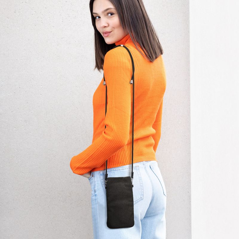 Laptop, Telefoane si Tablete - Telefoane mobile si accesorii - Accesorii Telefoane - Huse telefoane - Husa Kwmobile, inchidere magnetica, protectie la zgarieturi, protectie la praf, textil, nailon, gri - Infinity.ro