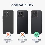Laptop, Telefoane si Tablete - Telefoane mobile si accesorii - Accesorii Telefoane - Huse telefoane - Husa Kwmobile pentru Honor X6C, anti-alunecare, silicon, negru - Infinity.ro