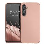 Laptop, Telefoane si Tablete - Telefoane mobile si accesorii - Accesorii Telefoane - Huse telefoane - Husa Kwmobile pentru Samsung Galaxy A54 5G, anti-alunecare, silicon, auriu, roz - Infinity.ro